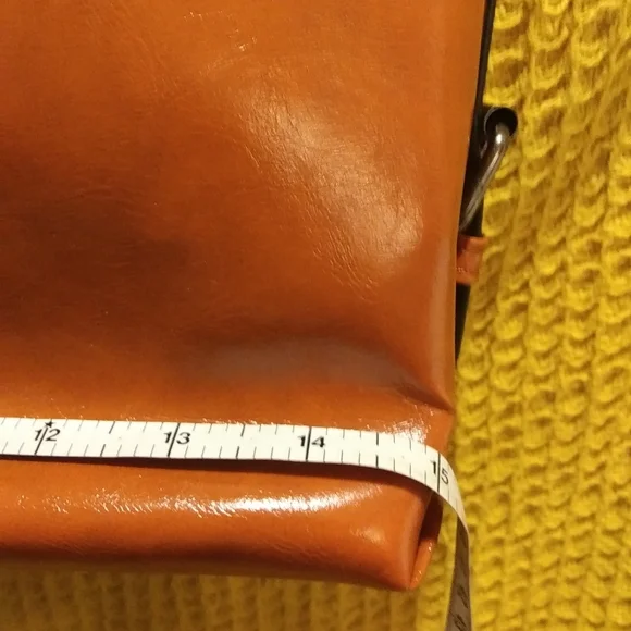New Orange Brown Soft Briefcase/Work Bag - Picture 7 of 7